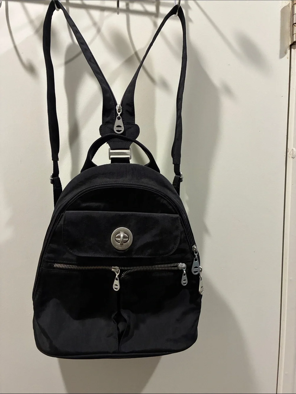 Baggallini Black Mini Backpack